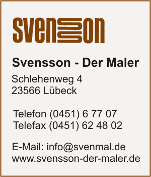 Svensson - Der Maler