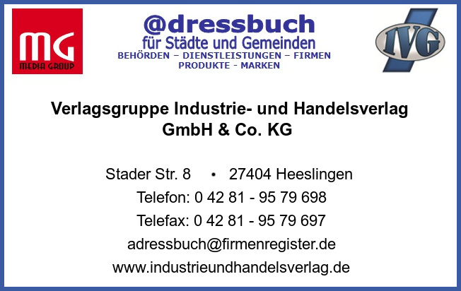 Adressbuch der Stadt Lbeck, Media Group Verlagsgruppe Industrie- und Handelsverlag GmbH & Co. KG